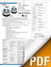 Catalogue IPAQ C520 temperature transmitters