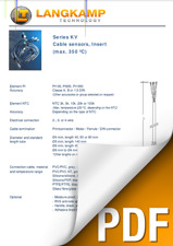 Series KV - Cable temperature sensors